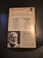 A Farewell to Arms by Ernest Hemingway 1969 Paperback