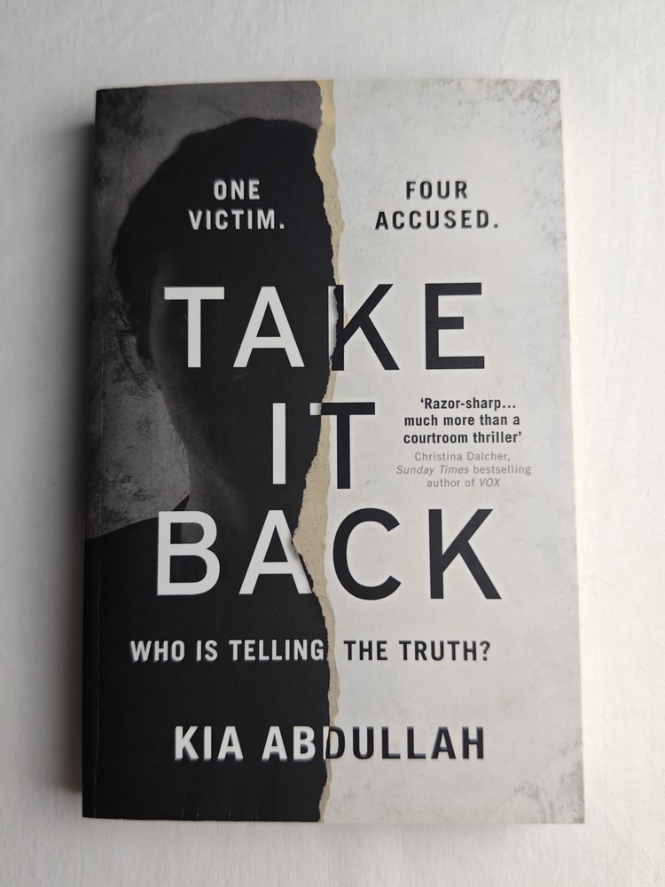 Take It Back by Kia Abdullah Paperback 2019 In Excellent Condition