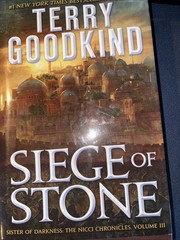 Terry Goodkind siege of stone volume three first edition First Printing 2018 HC