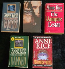 Anne Rice Vampire Chronicles Lot: Sealed Interview with the Vampire VHS + Books