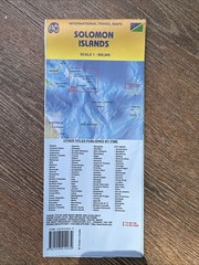 Solomon Islands Travel Ref Map 1:900000 by ITMB Canada (2006, Sheet Map, Folded)