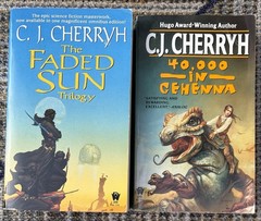 C.J. Cherryh Mixed Lot of 15 Faded Sun Triology-Chanur-Alliance Union + More