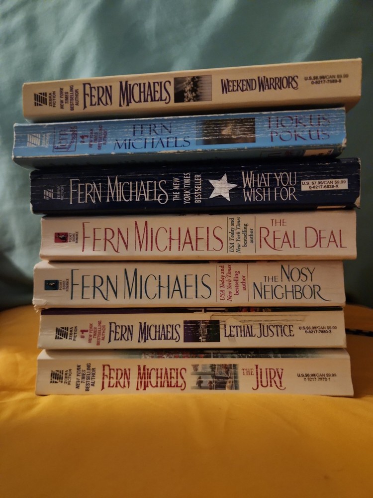 Fern Michaels Lot Of 7 Paperback Books