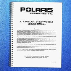 POLARIS ATV And Light Utility Vehicle Service Manual 1996-1998, FOLDOUTS