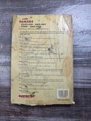 Clymer Service Repair Maintenance Manual M390 Yamaha YZ125-250 1985-1987 YZ490