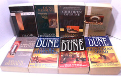 Dune Lot of 8 Frank Herbert Ace PB Books – Messiah Children God Hunters Atreides