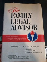 Family Legal Advisor Edited Alice K Helm (1974, Hardcover) Rights Under The Law