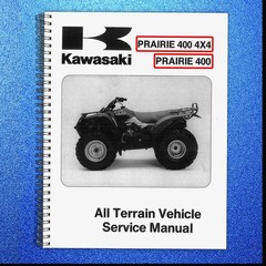 KAWASAKI Prairie 400 4X4 All Terrain Vehicle Service Manual – WIRE FIXED