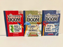 Lot of 3 Books The Notebook of Doom Troy Cummings