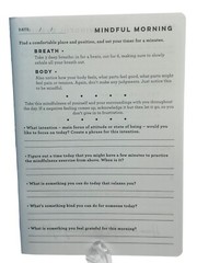 The Mindfulness Guided Daily Journal 260 Pages 8×6 in Softcover Gift Men Women