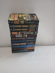 Lot 10 Stuart Woods Books – Exciting Reads. paperbacks-