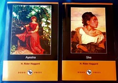 2 Books – H. Rider Haggard Paperbacks Ayesha and She by Dodo Press Like New!
