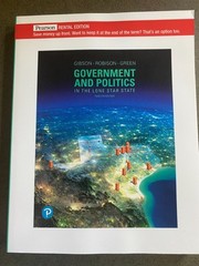 Government and Politics in the Lone Star State [RENTAL EDITION] 12th Edition