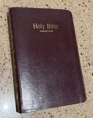 Vintage 1973 Holy Bible Concordance Red Letter Edition Word Aflame Press Rare