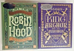 Howard Pyle: THE MERRY ADVENTURES OF ROBIN HOOD, STORY OF KING ARTHUR ~ SEALED ~
