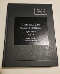 Criminal Law Cases & Materials – Hardcover, by Joshua Dressler/Steven P. Garvey
