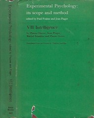 Experimental Psychology: Its Scope and Method. VII Intelligence