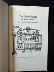 Tar Heel Ghosts – Paperback – 178 Pages – Vintage (1954)