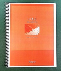 Roland HPi-6 Owner’s Instruction Manual: 124 Pages & Protective Covers!