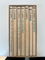 VINTAGE UNREAD 1970’s Chronicles of Narnia Box Set 1-7 C.S. Lewis Pauline Baynes