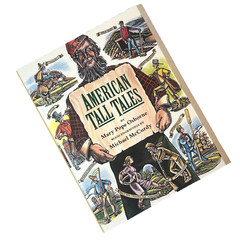 SIGNED American Tall Tales By Mary Pope Osborne Author Of Magic Treehouse LOOK!