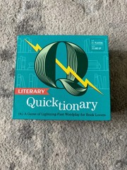 Literary Quicktionary : N. a Game of Lightning-fast Wordplay for Book Lovers,…
