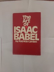 Hardback Book Patricia Carden The Art of Isaac Babel VG