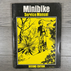 Minibike Service Manual Second Edition 1973 Intertec Publishing Corp. Vintage