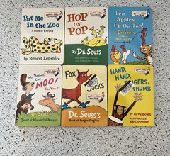6 Dr. Seuss Beginner Bright and Early Books! Random No Duplicates