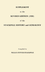 Supplement to the Revised Edition (1920) of the Stackpole History and Genealogy