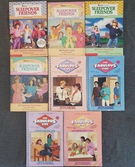Vintage Lot 8 SLEEPOVER FRIENDS 1 2 26 31 Fabulous 5 Chapter Books 3 7 9 12