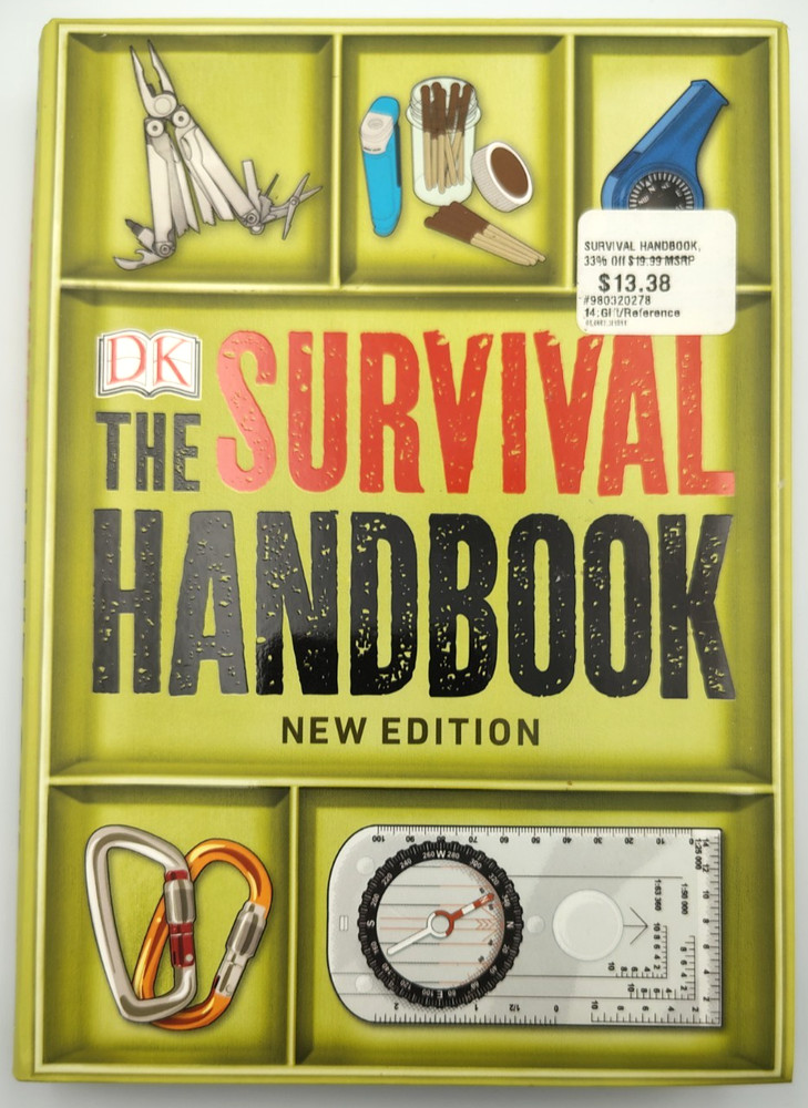 The Survival Handbook by Colin Towell Paperback Camping Hiking Outdoor