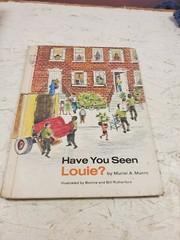 Have You Seen Louie Muriel Munro Vtg 1970 Large Illustrated Western Publishing