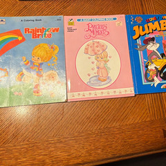 Golden Rainbow Brite Coloring Book Paperback English Acceptable