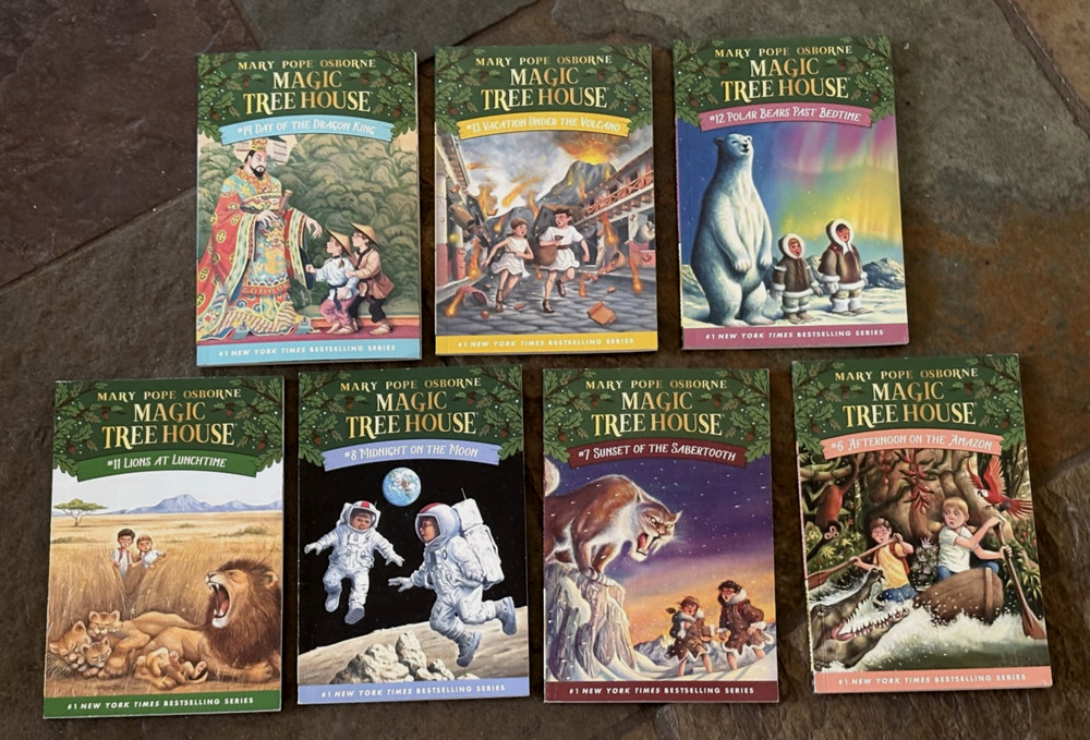Lot of 7 Chapter Books MAGIC TREE HOUSE by Mary Pope Osborne NEW & UNREAD