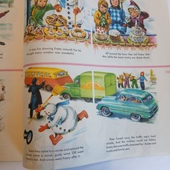 Vintage Uncut Pages-Golden Press Book 6 Christmas Stories Frosty, Rudolph & More