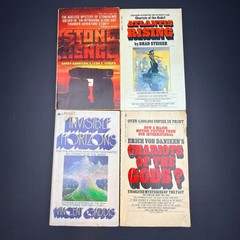Vintage Book Lot 18 Occult Supernatural Atlantis UFOs Psychic New Age Prophecy