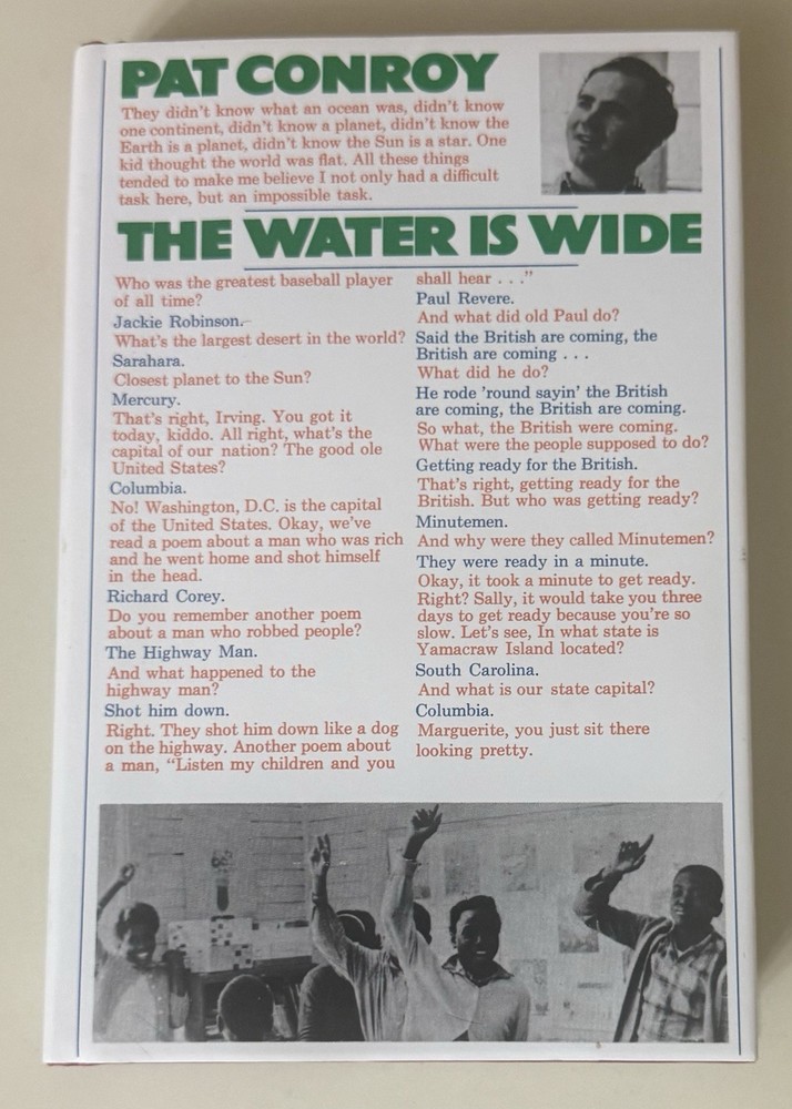 The Water is Wide – Pat Conroy – SIGNED