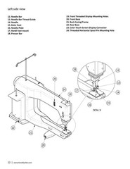 Handi Quilter HQ Simply Sixteen User Owners Manual Instruction – SPIRAL BINDING