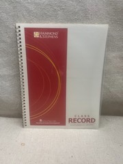 Hammond & Stephens 8 Subject/Trimester Record Book 8-1/2 X 11 Inches Red NOS