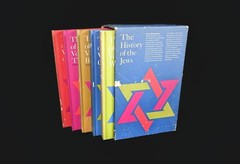 Lot Of 5 Paul Borchsenius Books History Of The Jews 1-5 Boxed (HB, 1965) Volume