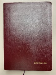 The NIV Study Bible Bonded Leather Red Letter Edition Zondervan 1985 Index Tabs