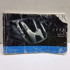 2004 Honda Odyssey Owners Manual Handbook OEM Z0B1218