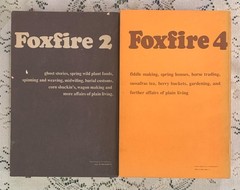 Lot of 2 FOXFIRE BOOKS ~ Books 2 & 4 ~ Homesteading~Survival~Foraging~Gardening
