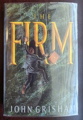 Firm : A Novel by John Grisham (1991, Hardcover) Mylar cover- HB DJ- Nice!