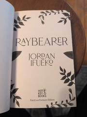 Raybearer by Jordan Ifueko, Exclusive Fairyloot Edition Sprayed Edges, Like New