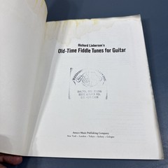 OLD TIME FIDDLE TUNES FOR GUITAR 1974 40 SONGS By Richard Lieberson