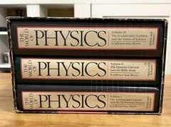 The World of Physics 3 Volume Set , Boxed – Jefferson Hane Weaver Hardcover 1987