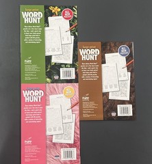 LOT OF 3 PaPP Large Print WORD HUNT Word Search Puzzle Books vol. 161-163