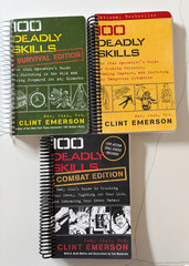 100 Deadly Skills 3 Book Lot Spiral Bound Paperback Brand New Clint Emerson